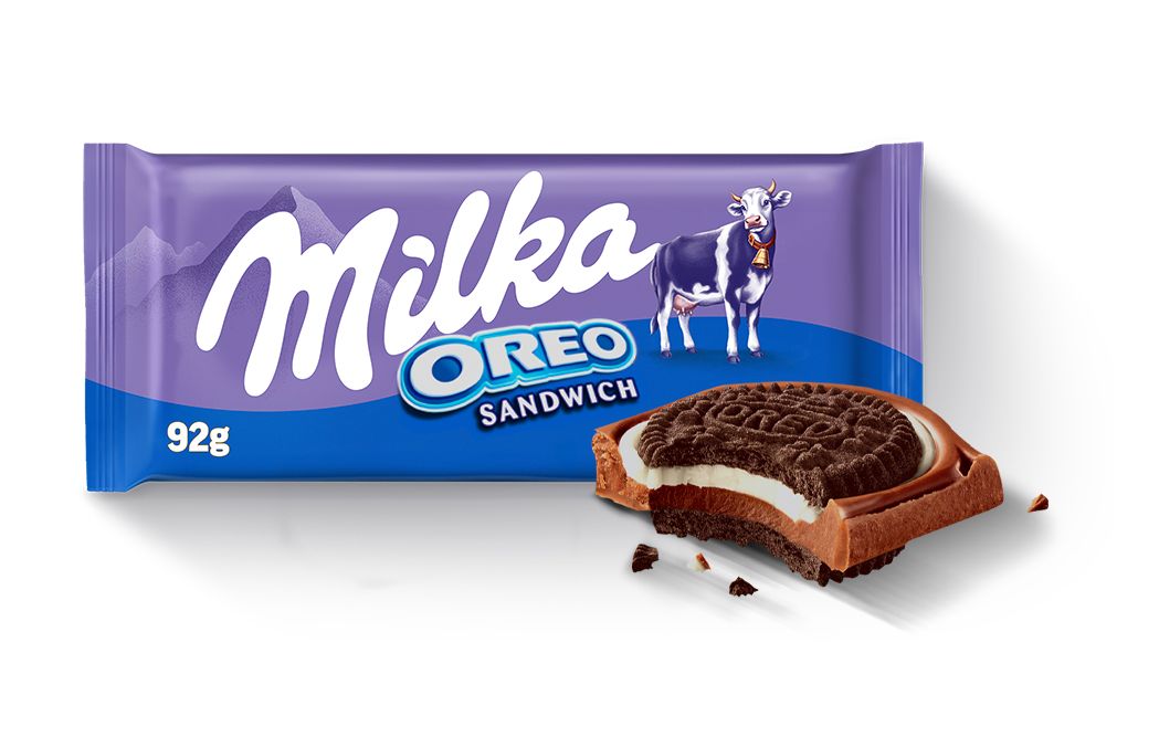 Milka czekolada mleczna z ciasteczkami Oreo 92 g