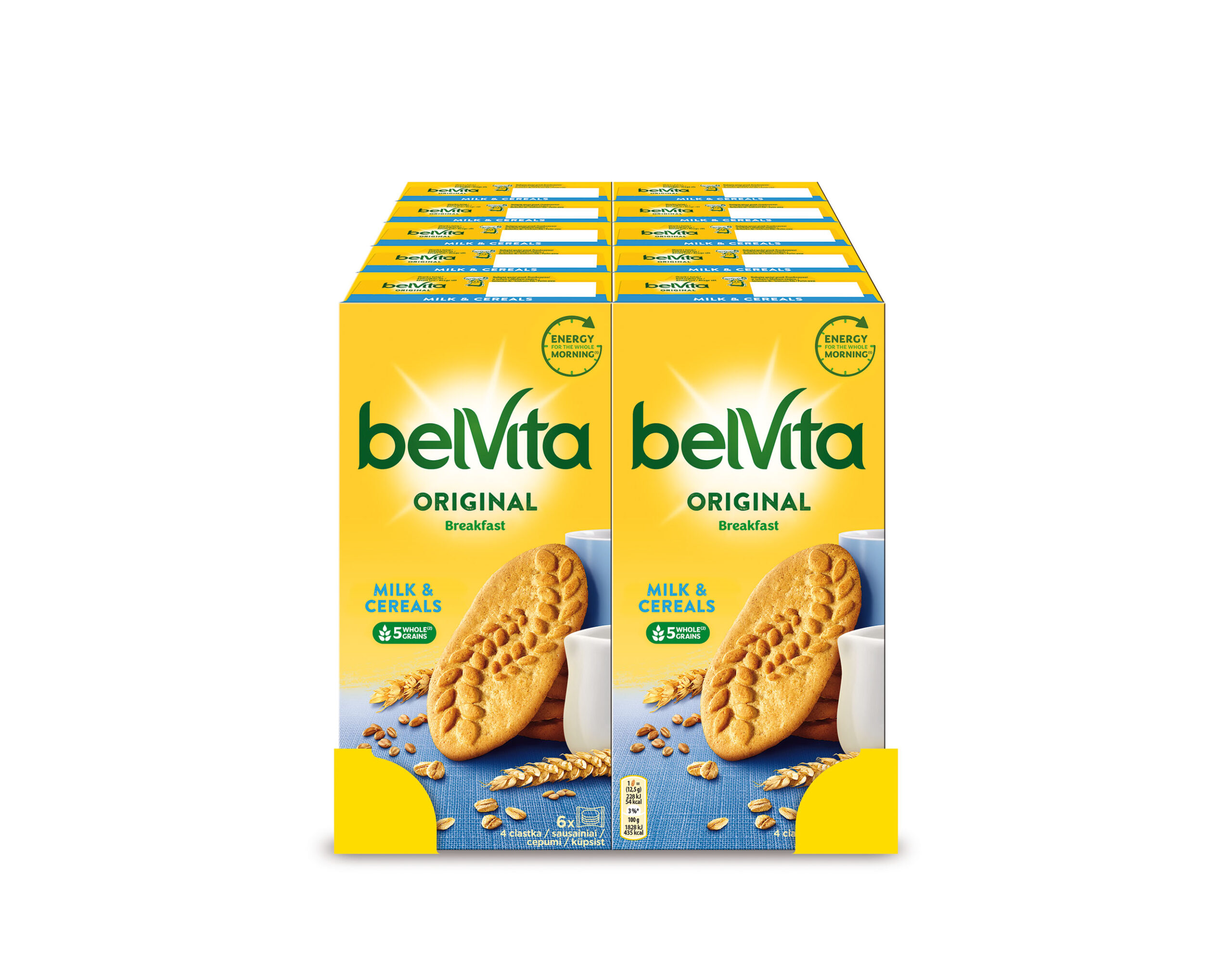 belVita Breakfast Ciastka zbożowe z mlekiem 300 g x 10 sztuk