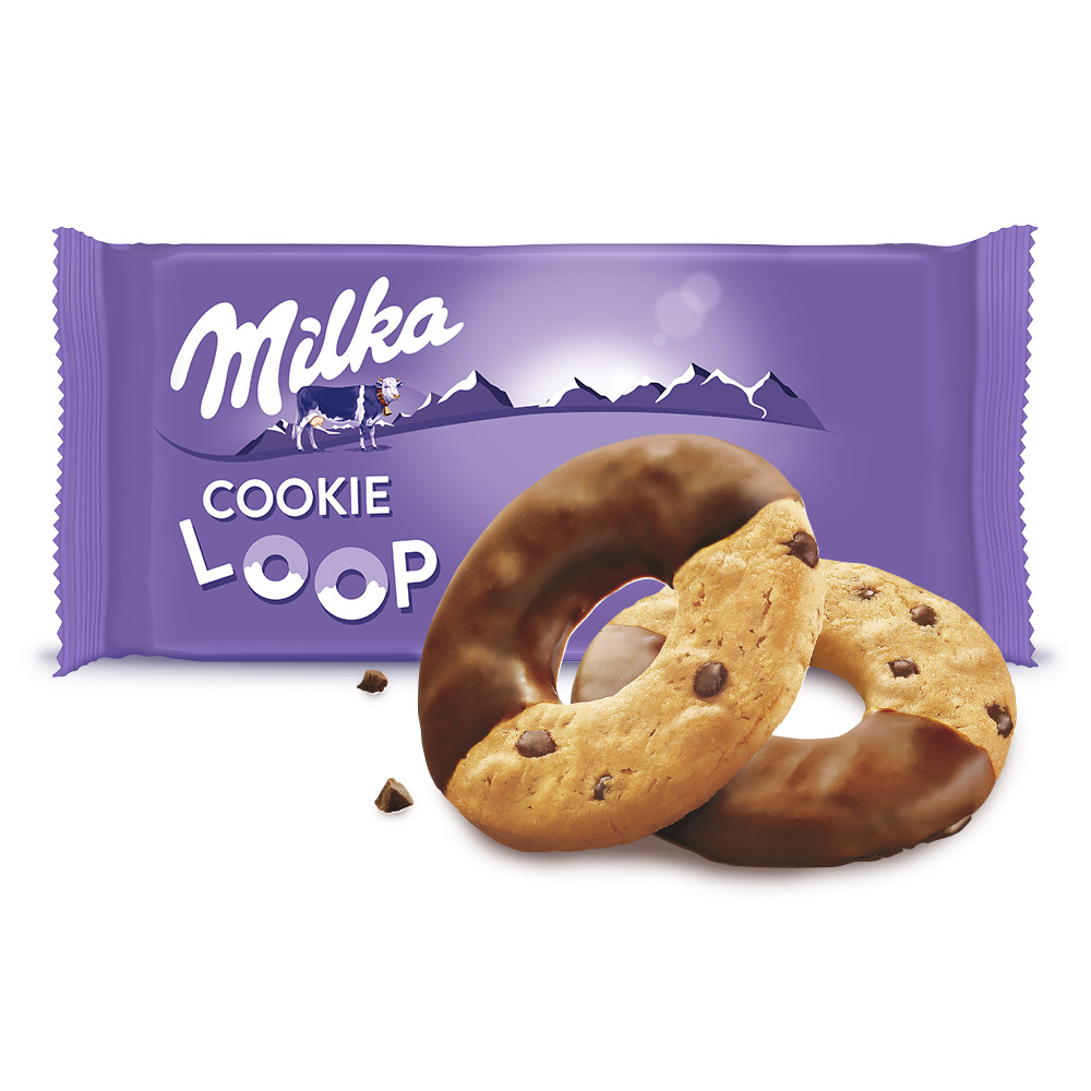 Milka ciasteczka Cookie Loop 132g