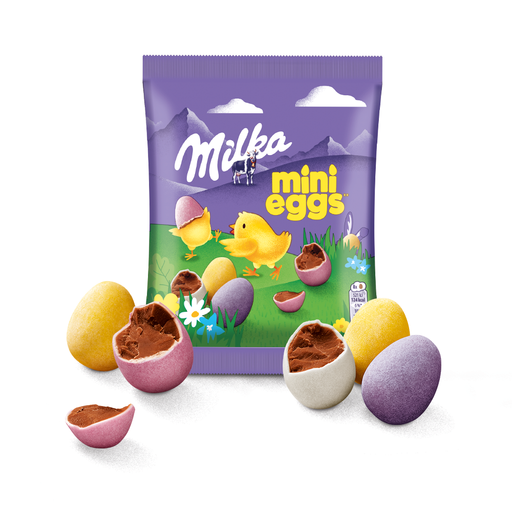 Milka mini eggs jajka wielkanocne z czekolady 100g